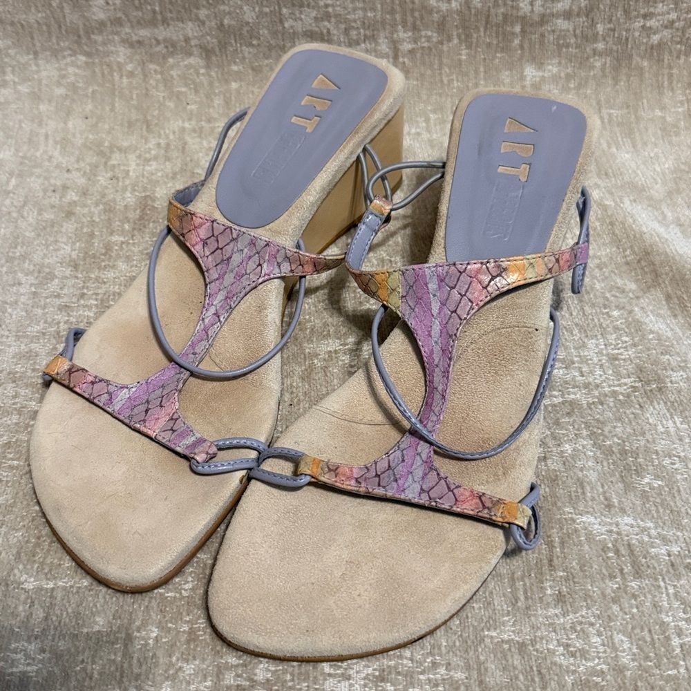 Art Effects Brazilian Leather Wedge Sandals